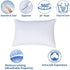 Precoco Toddler Pillowcase 14x19 Inch | 100% Cotton White Toddler Pillowcases Set of 2 with Zipper Hidden | Super Soft 600 Thread Travel Pillow Covers for Boys Girls Kids Bedding, Gentle & Breathable